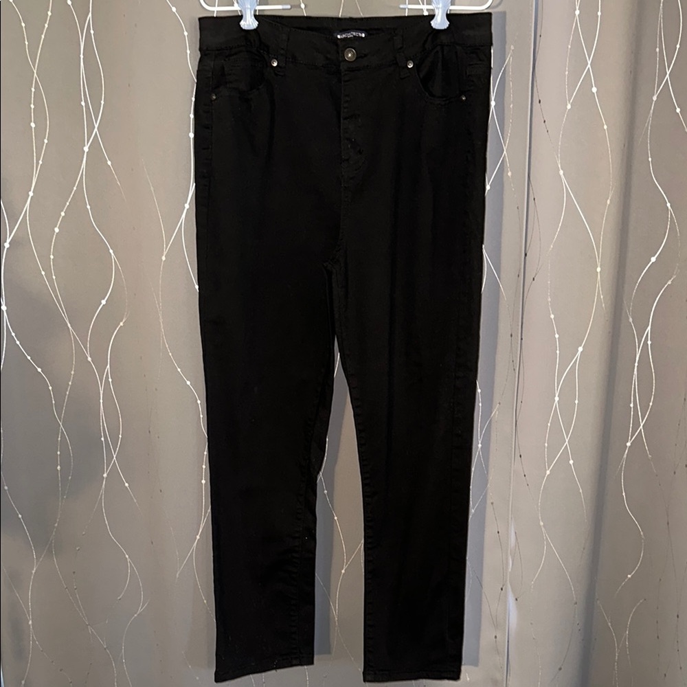 👙Architect Women's 16 Petite Black Straight Jeans